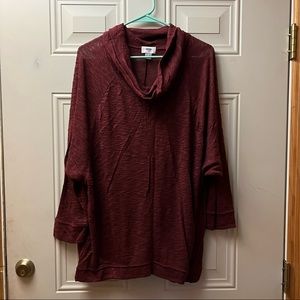 Cowl Neck Long Sleeve